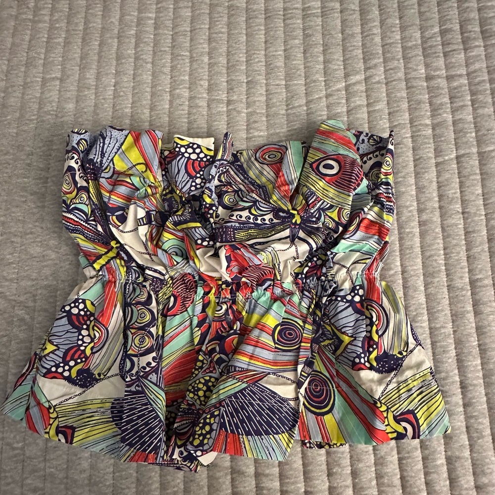 Anthropologie Colorful Women's tube Top